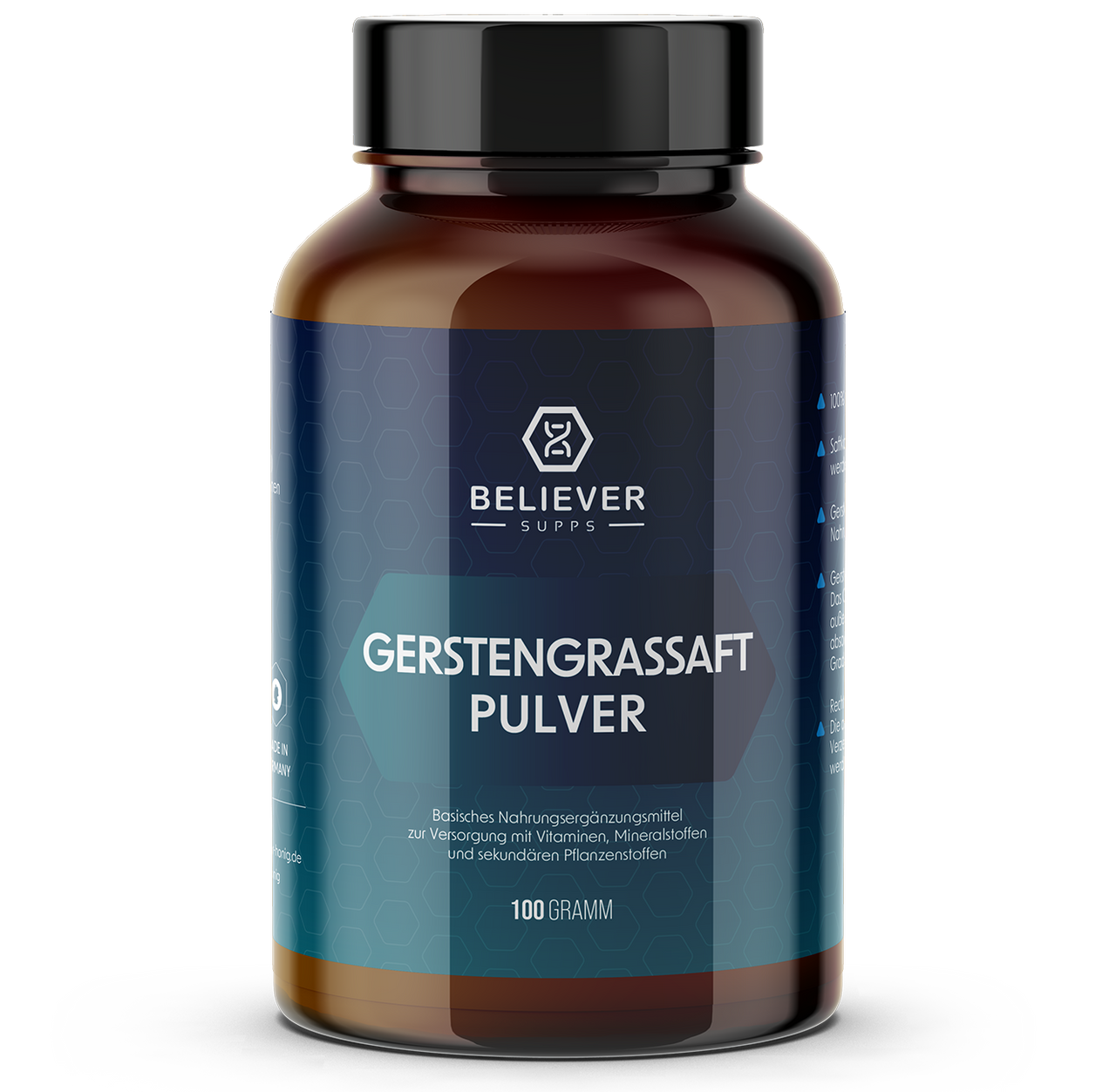 Believer Gerstengrassaft – nährstoffreiches Superfood für Vitalität & Entgiftung