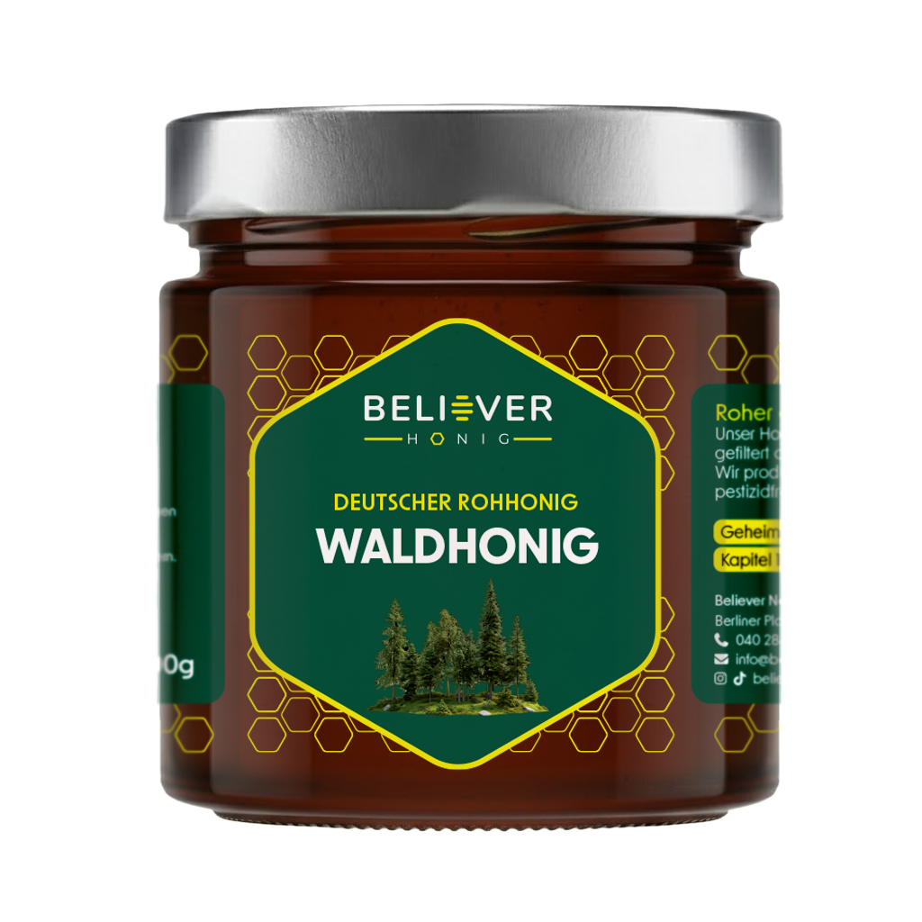 Believer Honig 500g – klassische Größe für täglichen Genuss, roher deutscher Honig