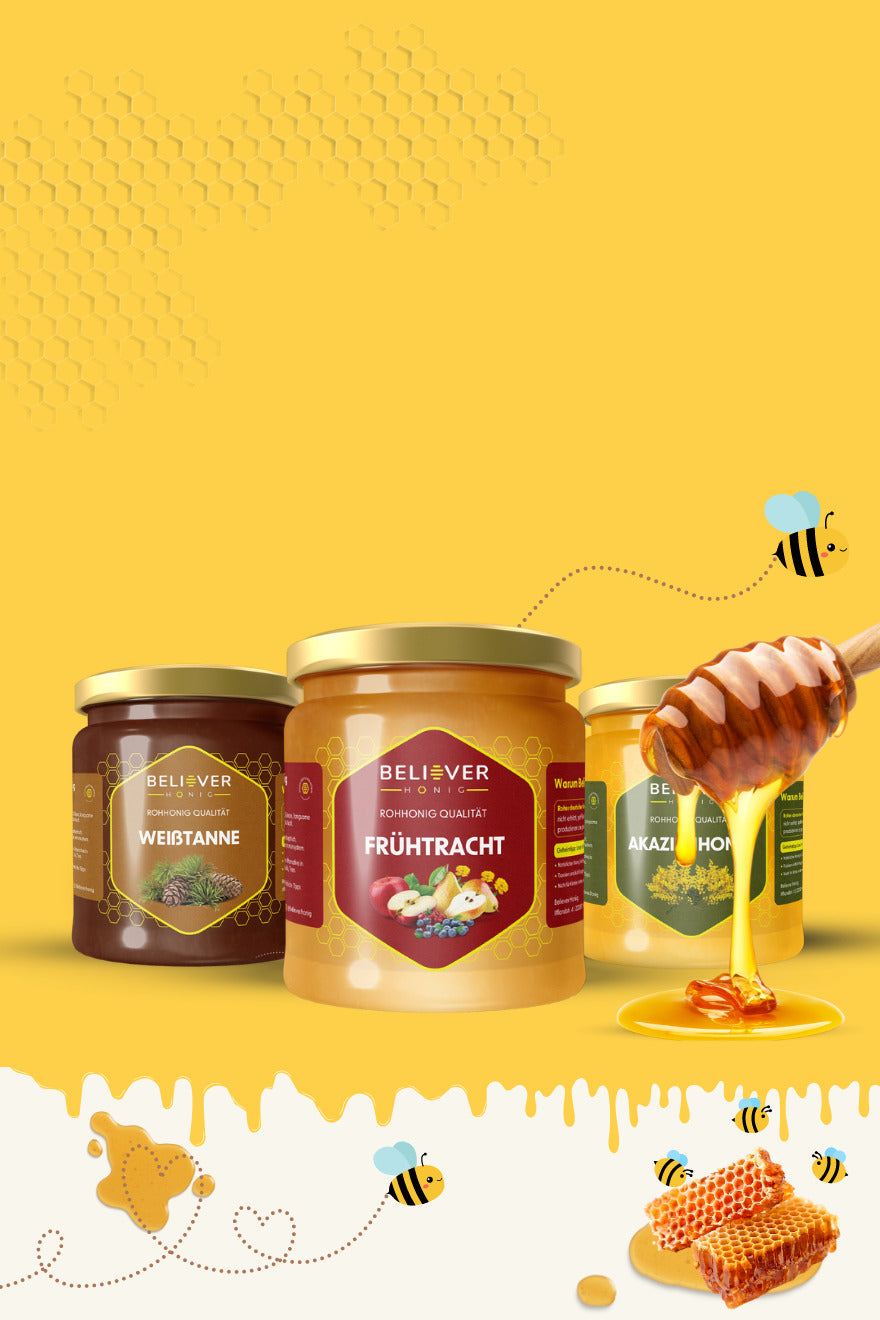 Believer Honig Premium Lifestyle – edler Honig in moderner Präsentation