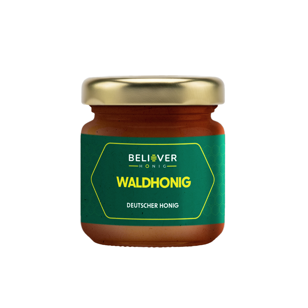 Believer Waldhonig 500g – dunkler, kräftiger Waldhonig aus deutschen Wäldern, roh & unbelastet